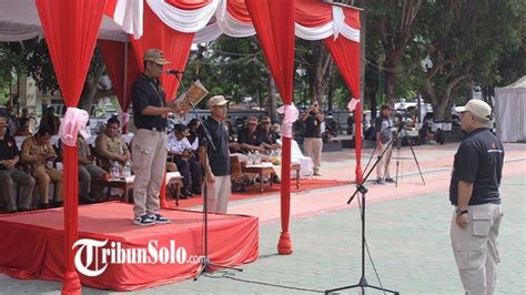 H Jelang Tahapan Kampanye Pemilu Bawaslu Sukoharjo Gelar Apel