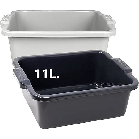 Rinboat 13 L Bassine Cuvette Bassines Plastique Rectangulaire Grande