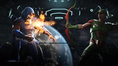 Injustice 2 Sub Zero Vs Green Arrow Intro Dialogue YouTube