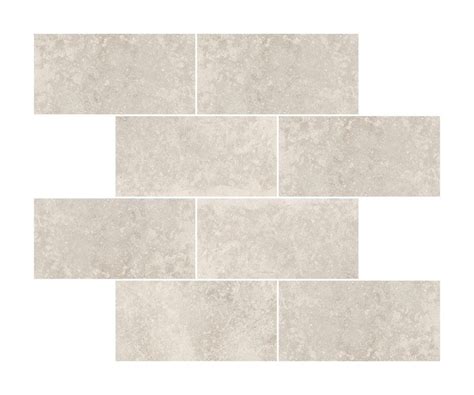 The Rock Ivory 3x6 Subway Porcelain Mosaic — Solidshape