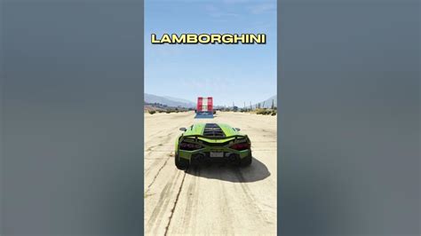 Techno Gamerz Lamborghini Sian Vs Other Cars Gta V