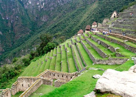 The Platforms Or Agricultural Terraces In Machu Picchu