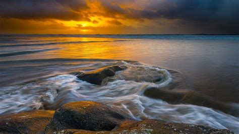 Sunset Ocean Rainbow Wallpapers - Wallpaper Cave
