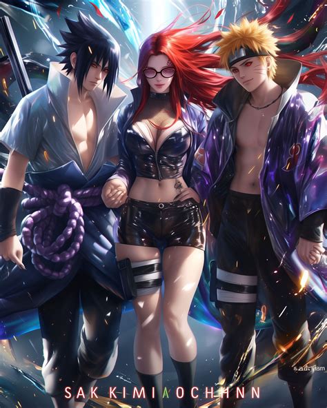 Sasuke X Karin X Naruto By Narutobyari On Deviantart
