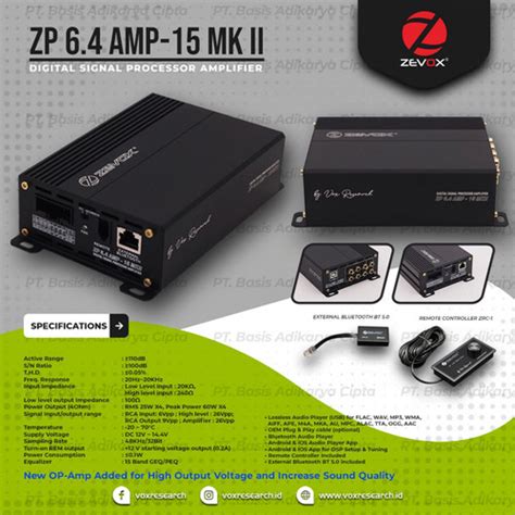 Jual Processor Dsp Zevox By Vox Zp Modul Bluetooth