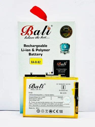 Bali B B2 Li Ion Polymer Mobile Battery Compatible For Vivo Y66v5v5s