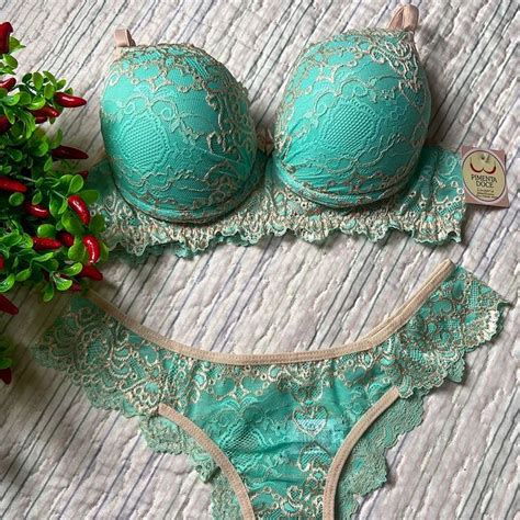 Conjunto Citron Verde Água Nude Shopee Brasil