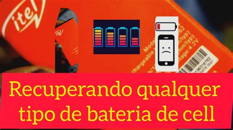 Recuperando Baterias De Qualquer Telem Vel Ou Celular Fa A Em