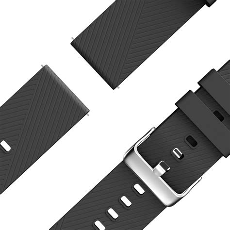 Polar Ignite Silikon Armband Deluxe Schwarz Smartwatcharmbaender De