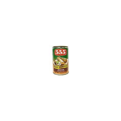 555 Fried Sardines Bistek 155gr