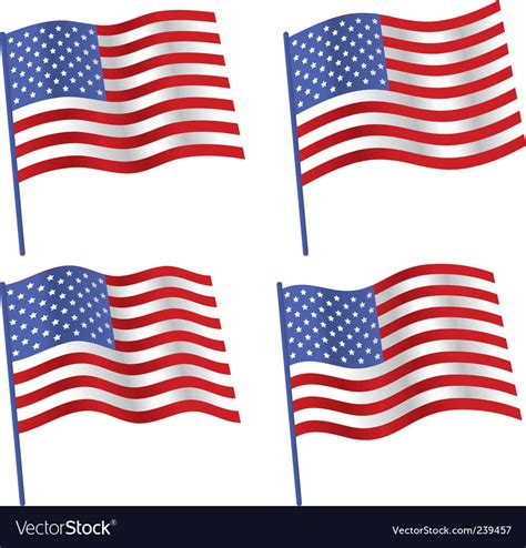 Cartoon donkey waving an american flag vector by HitToon - Image #838002 - VectorStock