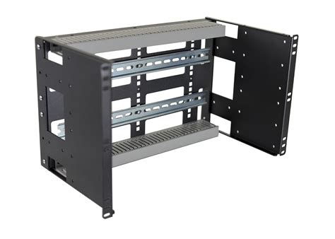 Rcb Bk U Rackmount Adjustable Depth Din Rail Panel