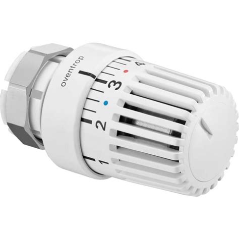 Oventrop tête thermostatique Uni LV 1616001 blanc pour des vannes