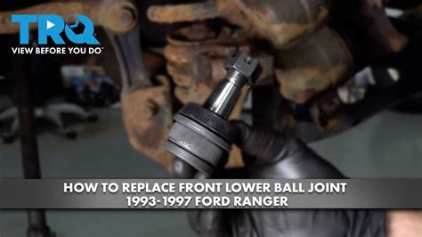 How To Replace Front Lower Ball Joint 1993 1997 Ford Ranger 1a Auto