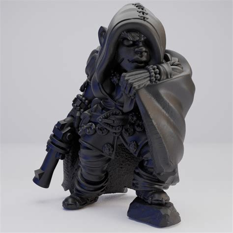 Hot Goblin ハーフリング盗賊 ミニチュア ホットゴブリン 銃器使い