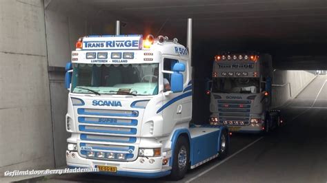 Scania V Open Pipes Sound Trucks From Trans Rivage Nl Youtube