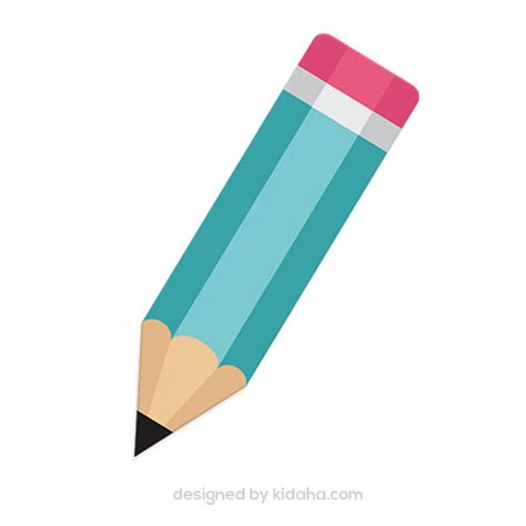 Free blue pencil clip arts for education – KIDAHA