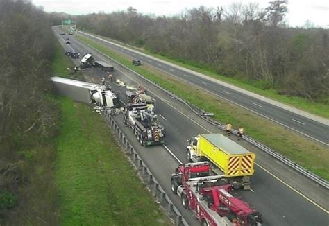 Massive Crash Involving Semi Trucks Shuts Down Florida Turnpike Near