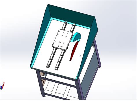 玉石切割机sw18可编辑solidworks 2018模型图纸下载 懒石网