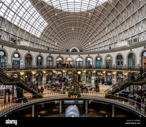 The Amazing Corn Exchange Building In Leeds City Centre Full Of Life