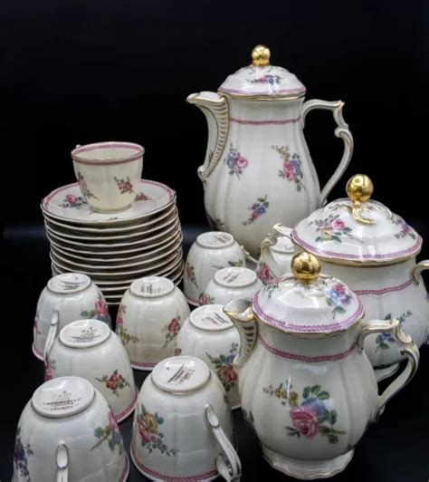 SERVICE À CAFÉ porcelaine de limoges Bernardaud EUR 100 00 PicClick FR