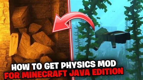 How To Get Physics Mod For Minecraft Java Edition 1080p Hd Youtube