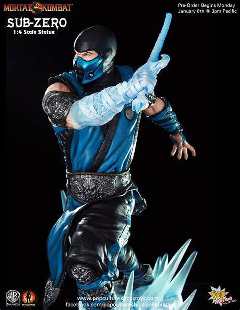 Mortal Kombat Sub Zero Statue By Pop Culture Shock The Toyark News