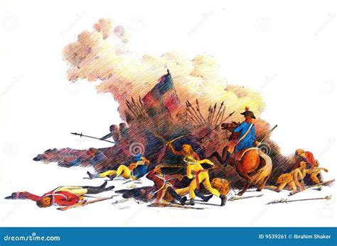 Revolução Francesa Ilustração Stock Ilustração De Volta 9539261