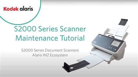 Kodak S Series Scanner Maintenance Tutorial Youtube