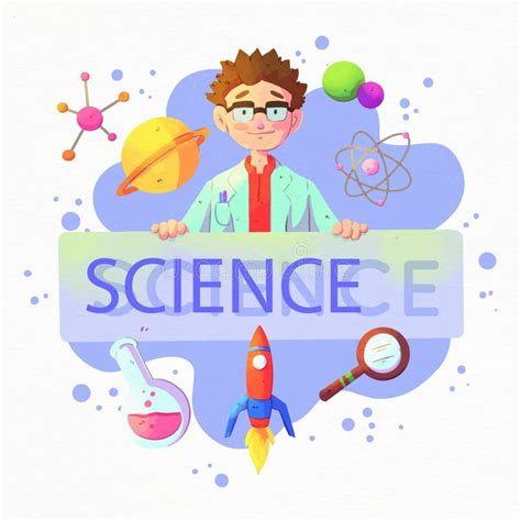 Science Word Concept Vector Illustration Stock Illustration ...