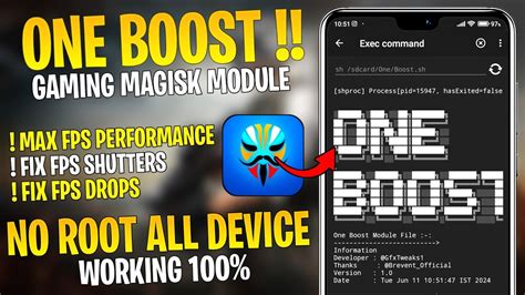 Magisk Module No Root Max FPS Fix FPS Shutters Gaming Magisk