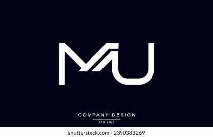 Mu Um Letter Images Stock Photos D Objects Vectors