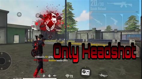 Free Fire Highlighted Headshot 😘 Only Headshot With Sks Youtube