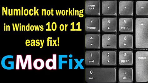Numlock Not Working In Windows Or Easy Fix Youtube