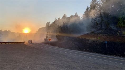 Wildfire Prompts Level Two Evacuations At Hagg Lake Area Sw Stepien