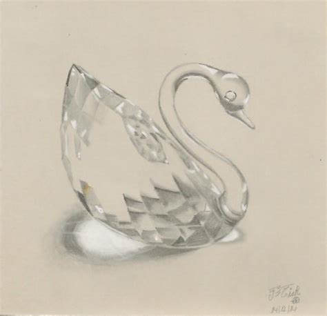 Cisne de cristal por mich00 | Dibujando