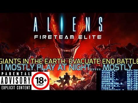 Aliens Fireteam Elite Giants In The Earth Evacuate End Battle Solo