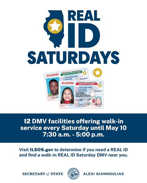 Illinois Secretary of State - Saturdays are for…REAL IDs! Visit realid
