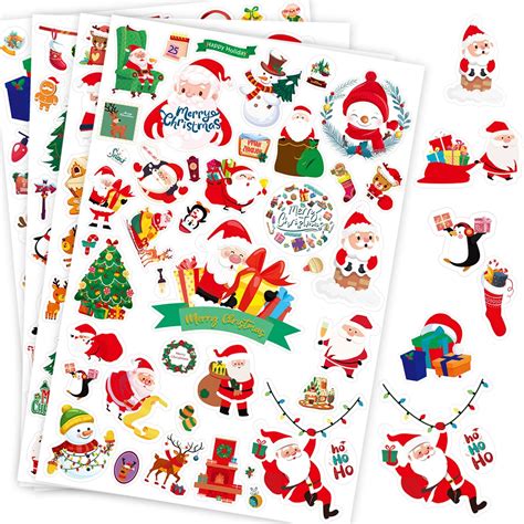 Eaasty 500 Pcs Snowman Stickers Winter Stickers For Crafts