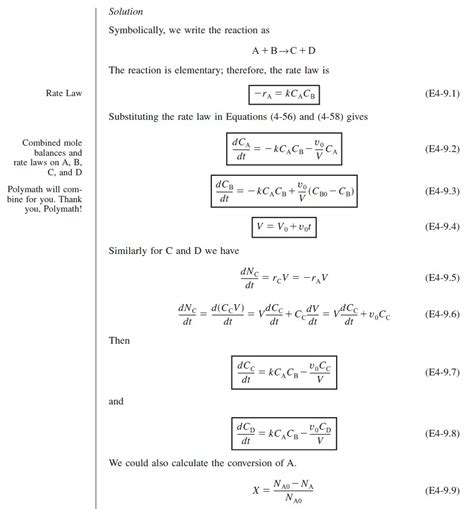 Unsteady CSTRs And Semibatch Reactors