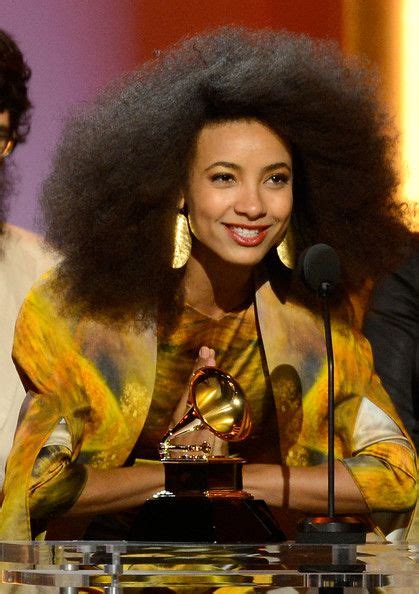 Esperanza Spalding At The 55th Annual Grammy Awards 2013 Afro Natural