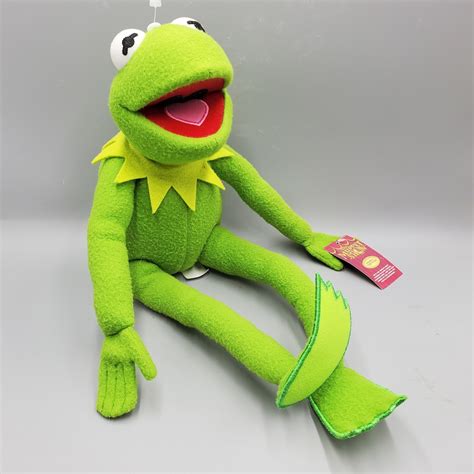 Kermit Frog Plush Stuffed Doll Muppets Poseable Sababa Toy 18 - Etsy