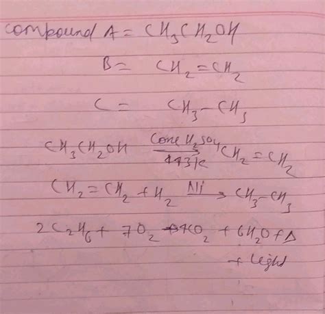 An Organic Compound A On Heating With Concentrated H So Forms A