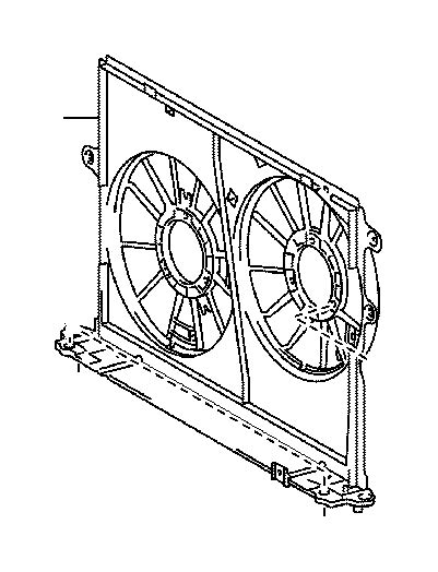 2022 Toyota Corolla Cross BASE Engine Cooling Fan Shroud Radiator