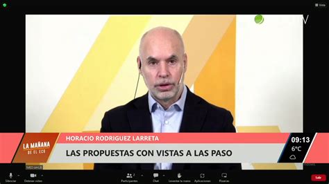 Las propuestas de Horacio Rodríguez Larreta El Eco