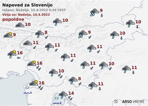 Arso Vreme On Twitter Dobro Jutro Danes Bo Prete No Obla No Nekaj