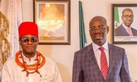 Oba Of Benins Palace Clashes With Obaseki