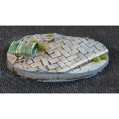 Gamers Grass Battle Ready Bases Urban Warfare Oval 60mm 4