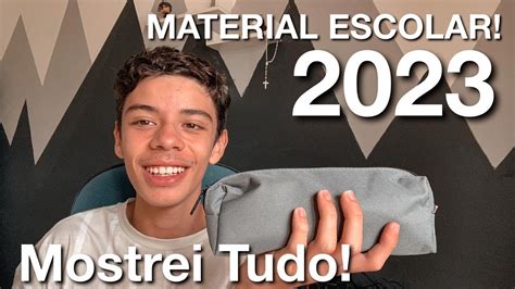 Vlog Comprando E Mostrando Meu Material Escolar Completo Ano