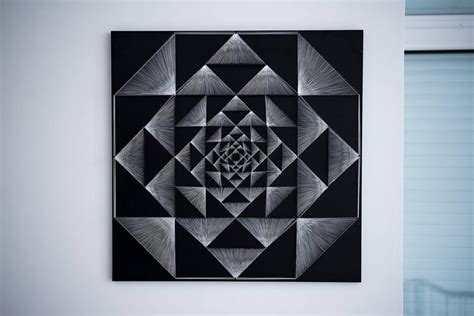 String Art Dive Into The Depths Sacred Forms Sacred Geometry Etsy